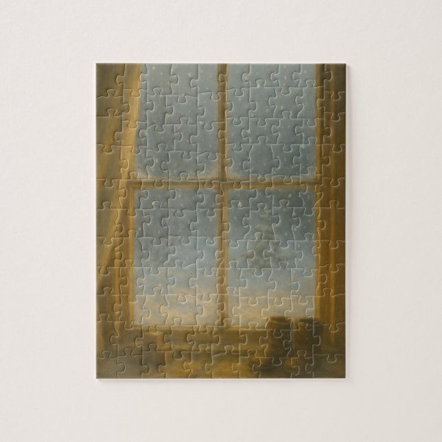 Puzzle First Snow – Magic Beyond the Glass (Vertical)