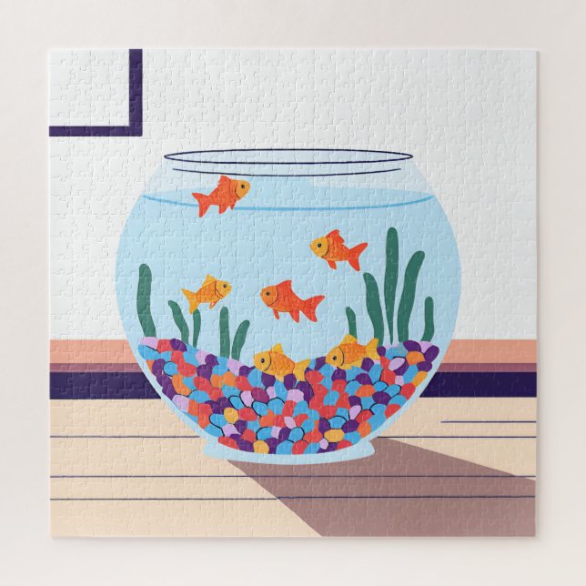 Puzzle Fish Bowl (Vertical)