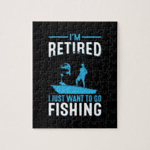 Puzzle Fisher Estoy Retirado Solo Quiero Ir A Pescar