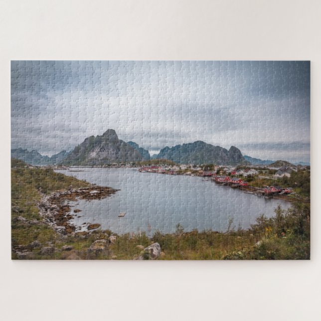 Puzzle Fishing Village Reine, Lofoten Islands (Horizontal)