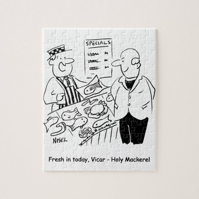 Puzzle Fishmonger ofrece al Personalizado Vicar Holy Mack (Vertical)