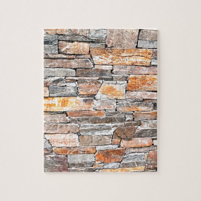 Puzzle Flagelación | patrón de piedra natural | ladrillos (Vertical)