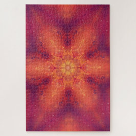 Puzzle Flamante Fiery Phoenix Quemando Copo de Nieve