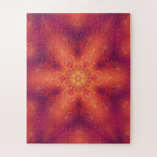 Puzzle Flamante Fiery Phoenix Quemando Copo de Nieve