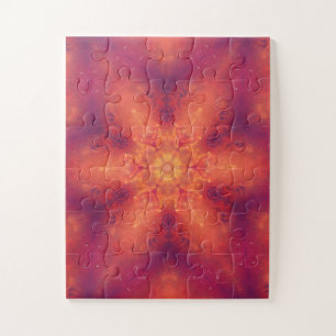 Puzzle Flamante Fiery Phoenix Quemando Copo de Nieve