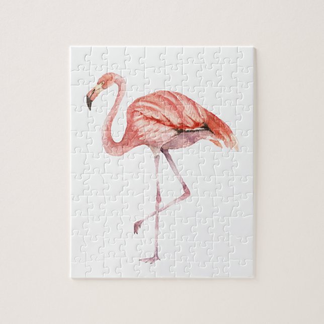 Puzzle Flamenco rosado (Vertical)