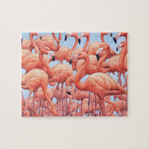 Puzzle Flamencos, Rompecabezas, 20 x 25 cm, 110 piezas
