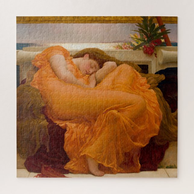 Puzzle Flaming June (por Frederic Leighton) (Vertical)