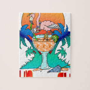 Puzzle Flamingo al sol