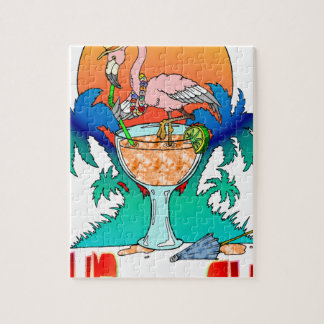 Puzzle Flamingo al sol