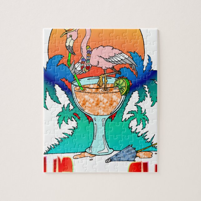 Puzzle Flamingo al sol (Vertical)