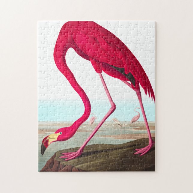 Puzzle Flamingo americano por John James Audubon (Vertical)