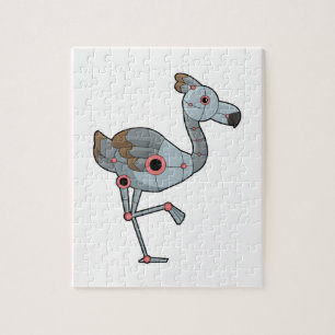 Puzzle Flamingo como Robot