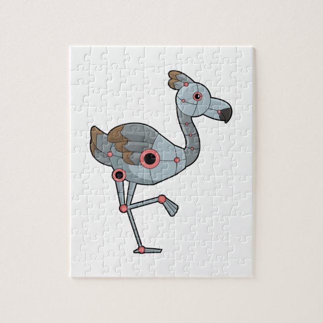 Puzzle Flamingo como Robot (Vertical)