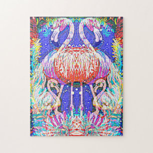 Puzzle Flamingo Duet