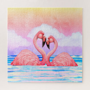 Puzzle Flamingo Lovers