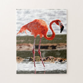 Puzzle Flamingo relajante