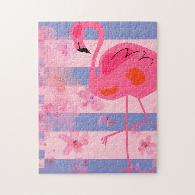 Puzzle Flamingo Reverie (Vertical)