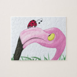 Puzzle Flamingo rosa bonito