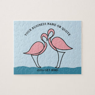 Puzzle Flamingo Su negocio o Oferta 8" x 10"