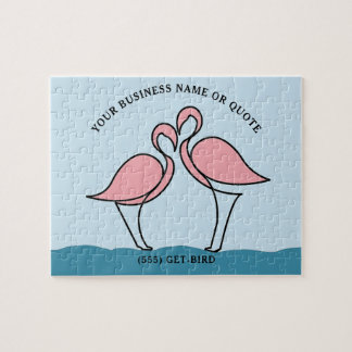 Puzzle Flamingo Su negocio o Oferta 8" x 10"