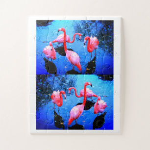Puzzle Flamingos