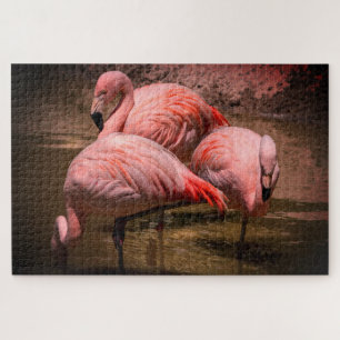 Puzzle Flamingos