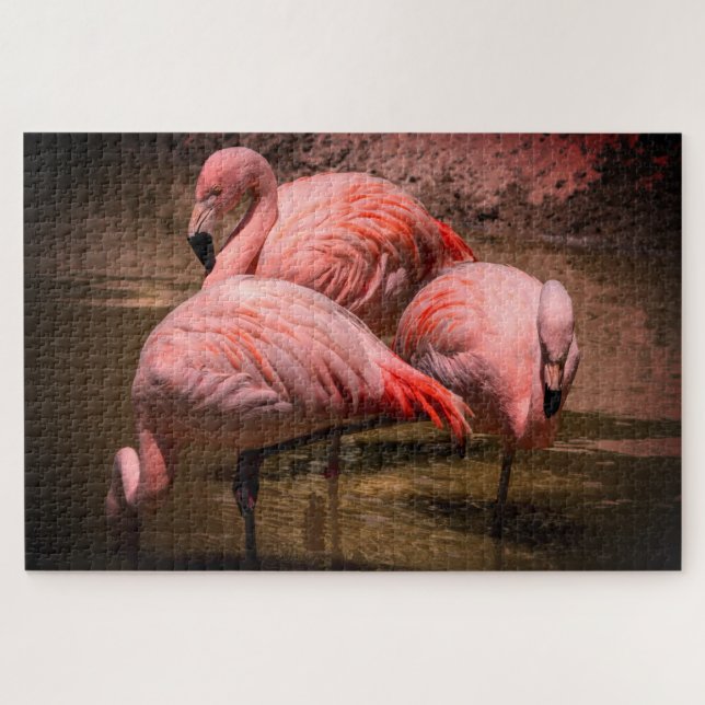 Puzzle Flamingos (Horizontal)