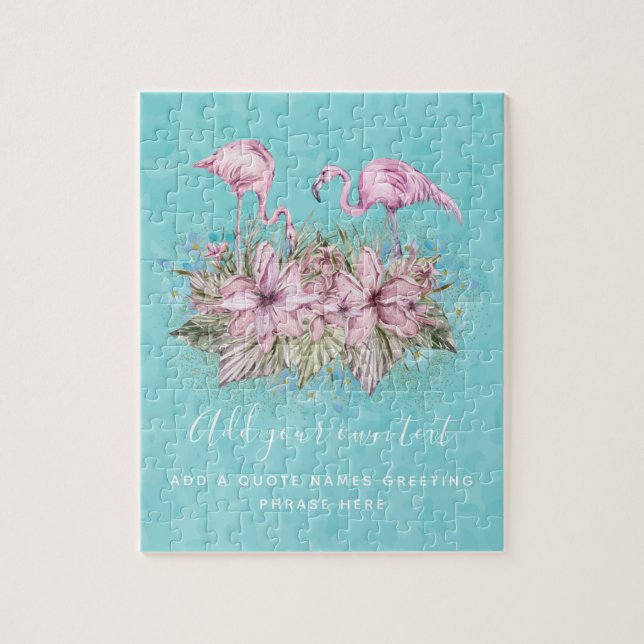 Puzzle FLAMINGOS Personalizados (Vertical)