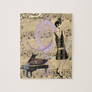 Puzzle Flapper Lady Music & Glamour