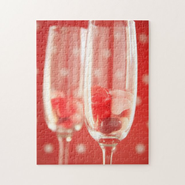 Puzzle Flautas de vino con caramelos (Vertical)