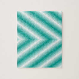 Puzzle Flechas de degradado verde y blanco