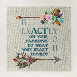 Puzzle Flechas de estilo Boho   Ser Exactamente Tú   INSP