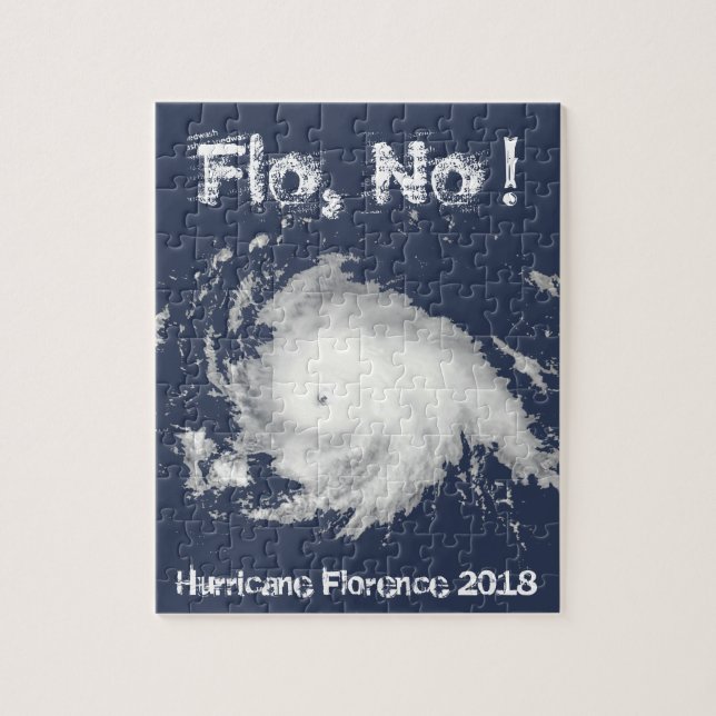 Puzzle ¡Flo, no! Huracán Florencia 2018 (Vertical)