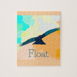 Puzzle "Float" Un pájaro estilizado que se eleva sobre la