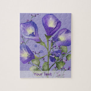 Puzzle Flor Azul