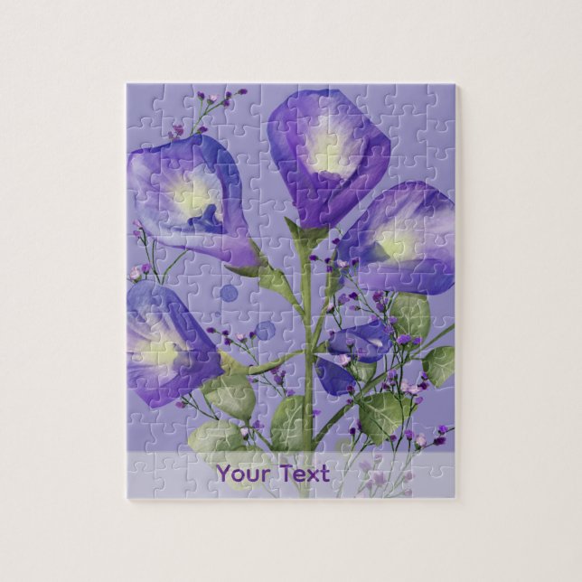 Puzzle Flor Azul (Vertical)
