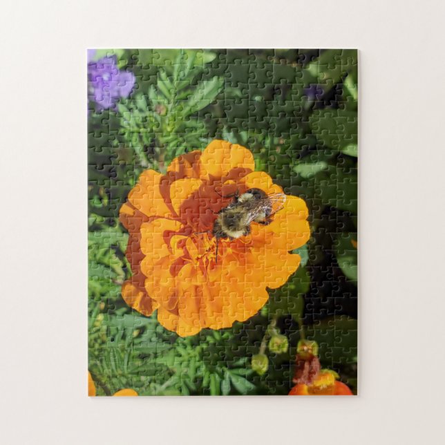 Puzzle Flor con verano de abejas (Vertical)