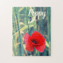 Flor de amapola para jardineros y regalo de amante