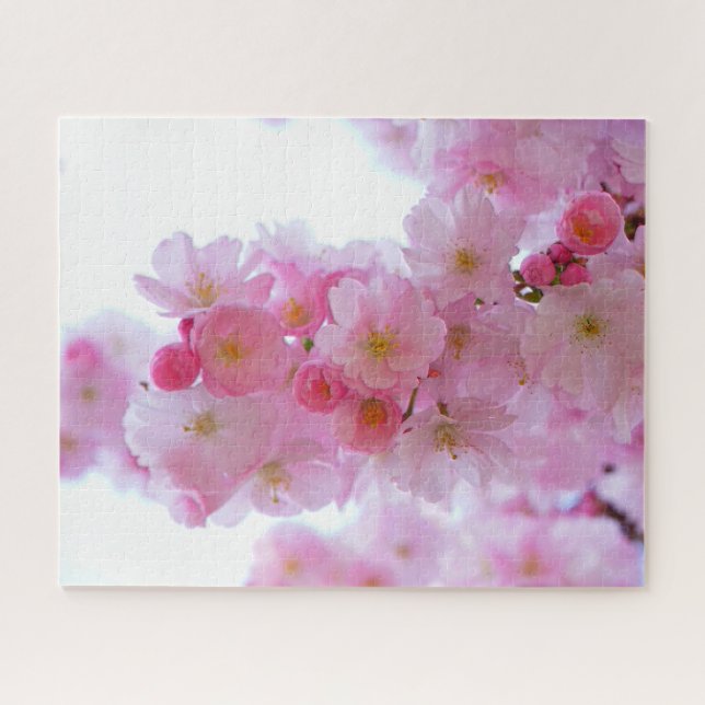 Puzzle Flor de árbol de cerezo japonés (Horizontal)