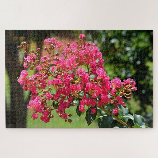 Puzzle Flor de arbusto de crepe vibrante (Horizontal)