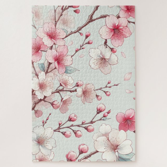 Puzzle Flor de Cerezo (Vertical)