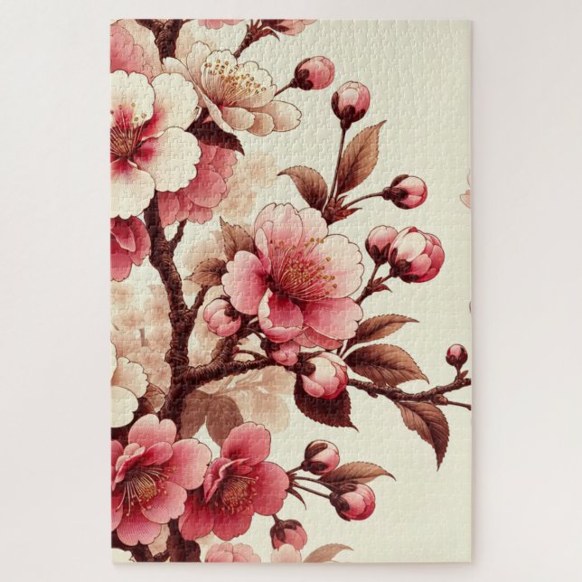 Puzzle Flor de Cerezo (Vertical)