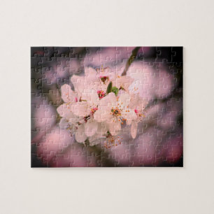 Puzzle Flor de cerezo Japón bonito rosa floral único