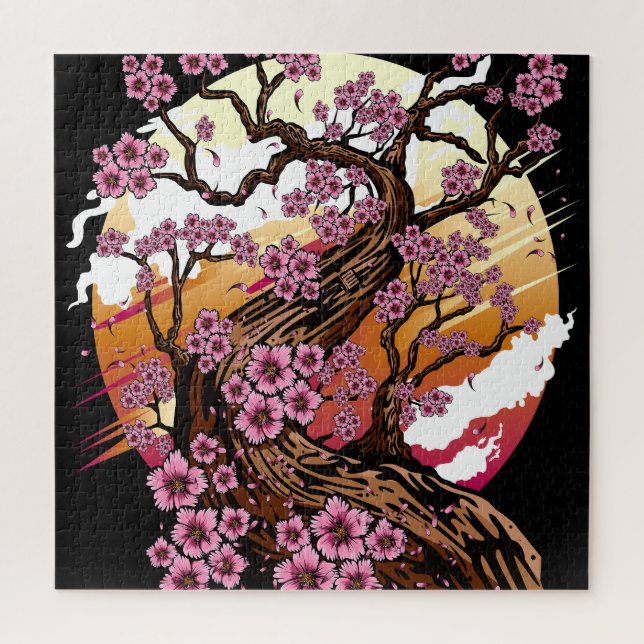 Puzzle Flor de cerezo salvaje (Vertical)