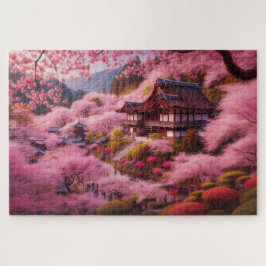 Puzzle Flor de cerezo - Un paisaje impresionante