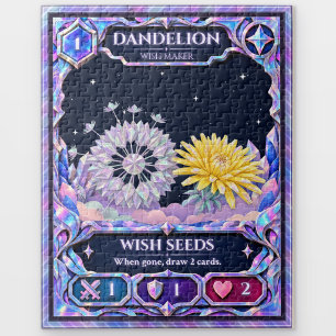 Puzzle Flor de Diente de León, Arte de Hojalata de Arcoír