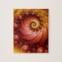 Flor de espiral de oro rosa