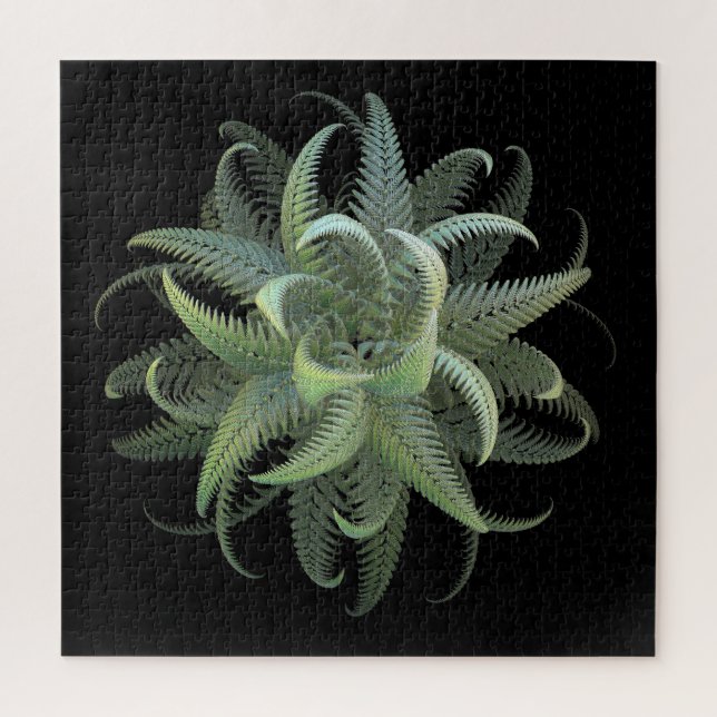 Puzzle Flor de helecho fractal (Vertical)