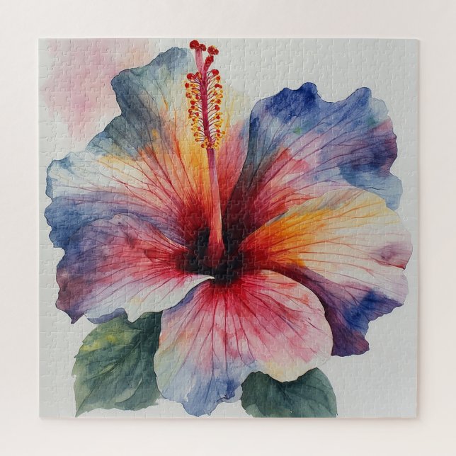 Puzzle Flor de Hibisco en Flor (Vertical)